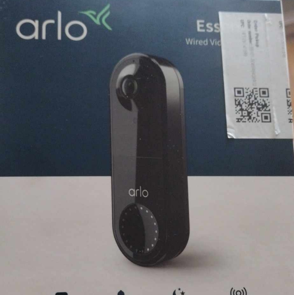 Arlo security door bell camera wired